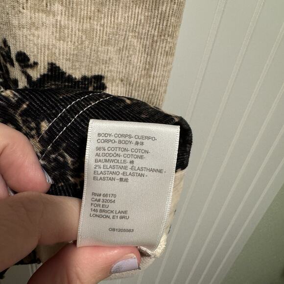 Urban Outfitters Uncut Corduroy Square Neck Dress NEW Size Large - Picture 7 of 8